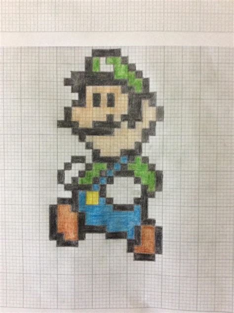 Luigi Pixel Art by ShadowDrawer127 on DeviantArt