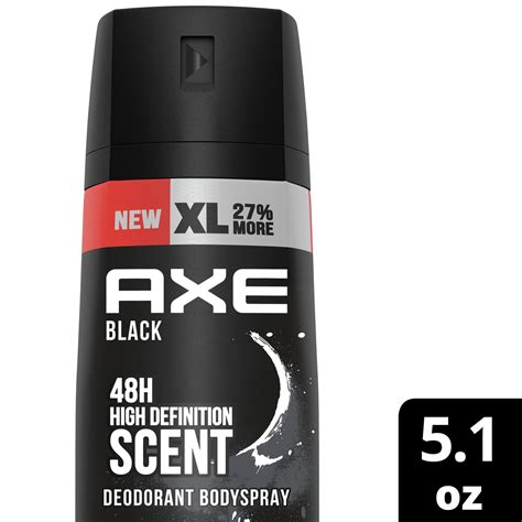 Axe Black 48H High Definition Scent Deodorant Body Spray 5.1 Oz - Walmart.com