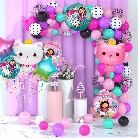 Buy Birthday Party Decorations, Cat's House Balloons Birthday Decoration, Birthday Party ...