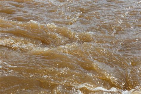 Muddy river water stock image. Image of background, wave - 246665883