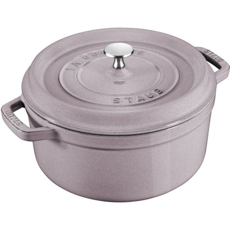 Staub 7 Qt Round Cocotte - Lilac | Berings