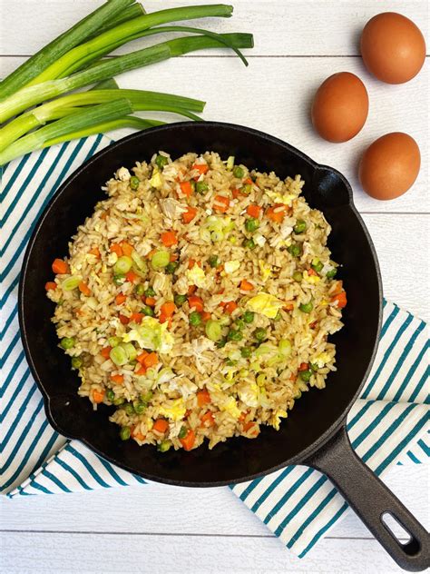 Savory chicken fried rice that the whole family will love!