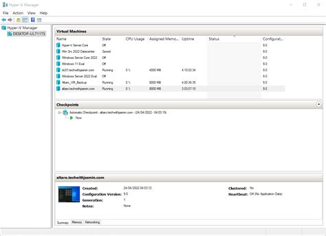 How to manage your Hyper-V VMs using web interface - Tech with Jasmin