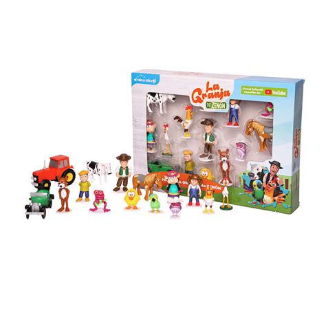 Buy La Granja de Zenon Adventure Action Figures Set , 15 Collectible Action Figures, Toys for ...