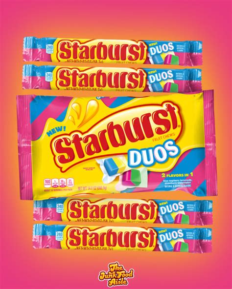 Coming Soon: Starburst Duos - The Junk Food Aisle