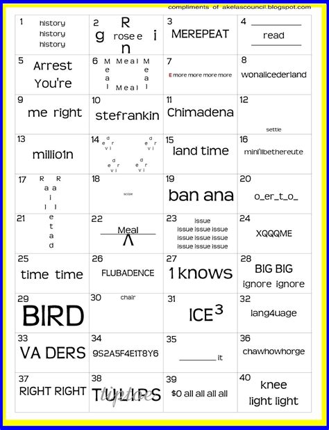 Free Printable Brain Teasers Adults - Free Printable