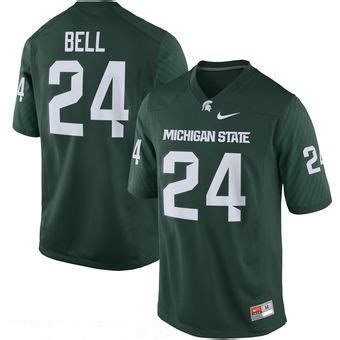 Men's Michigan State Spartans #24 Le'Veon Bell Green Limited Stitched ...