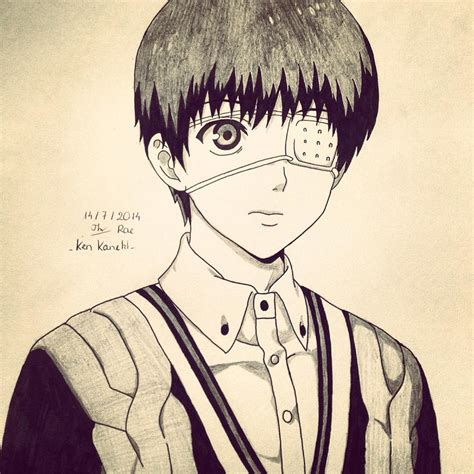 Tokyo Ghoul ( Ken Kaneki ) fan art by raeinspirit7 on DeviantArt