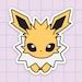 Jolteon Sticker Video Game Stickers Laptop Stickers Aesthetic Stickers ...