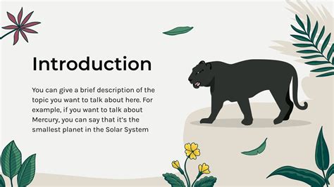 Black Panther Natural Habitat | Google Slides & PPT