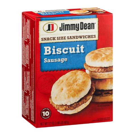 Jimmy Dean® Snack Size Sandwiches Biscuit Sausage Reviews 2019