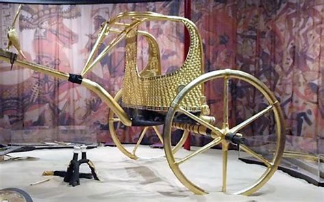 King Tutankhamen's military chariot moved to new Egyptian museum