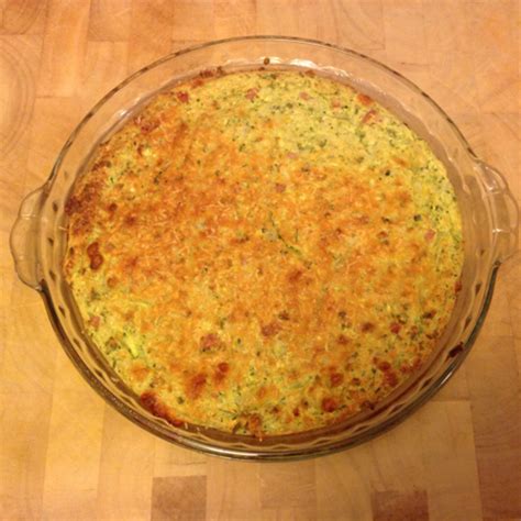 Crustless Zucchini Pie