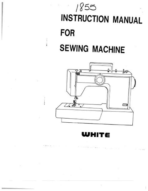 INSTRUCTION MANUAL FOR SEWING MACHINE - Singer, Sewing Machine Singer