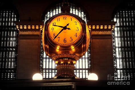 Grand Old Clock at Grand Central Station - Front Photograph by Miriam Danar - Fine Art America