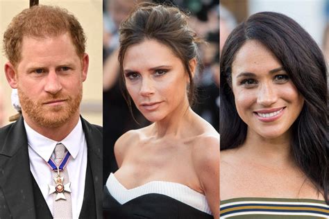 Prince Harry and Meghan Markle accused Victoria Beckham of disclosing private information to ...