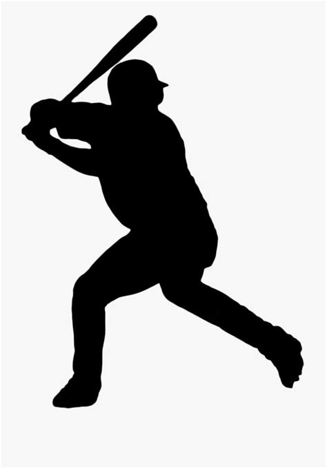 Baseball Player SVG or PNG NO CONVERSION | Human shadow, Baseball ...