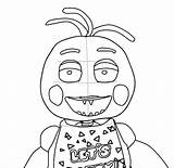 Anime Toy Chica Coloring Pages  MarentuStephens sketch template
