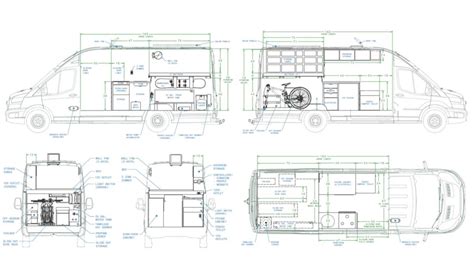 Camper Van Floor Plan & Interior Layout | FarOutRide