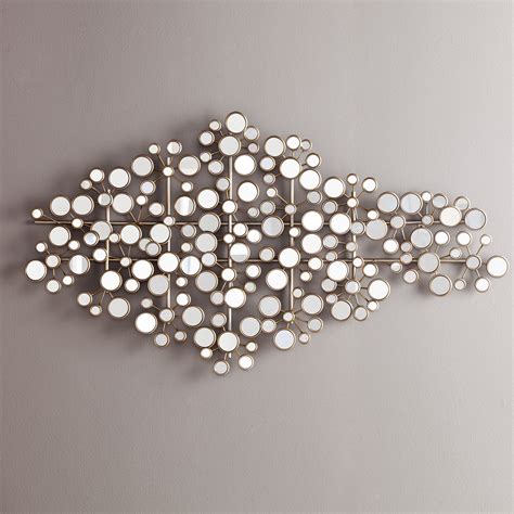 Oblishen Mirrored Metal Wall Sculpture - Walmart.com - Walmart.com