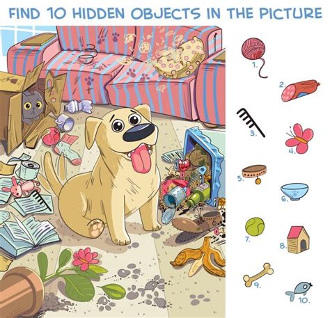 Hidden Objects Pets - Puzzle Prime