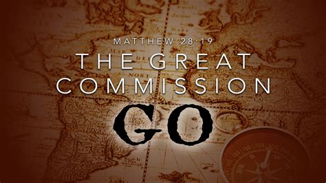 The Great Commission, Pt. 1 – GO – Gener8ions Church