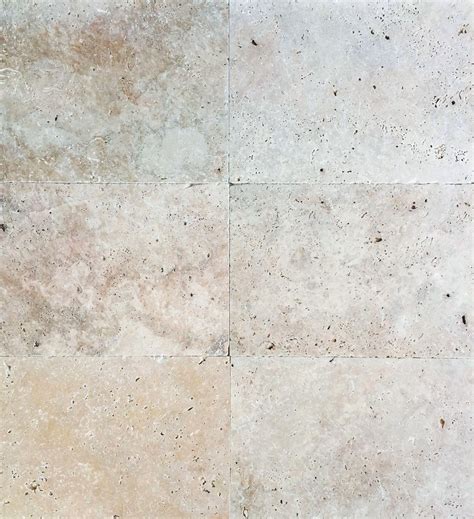 LIGHT IVORY TRAVERTINE TILES & PAVERS TUMBLED UNFILLED SURFACE - WE DELIVER TRAVERTINE DOOR TO ...