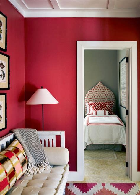 Castaway - Tropical Chic | Red home decor, Red walls, Eclectic bedroom