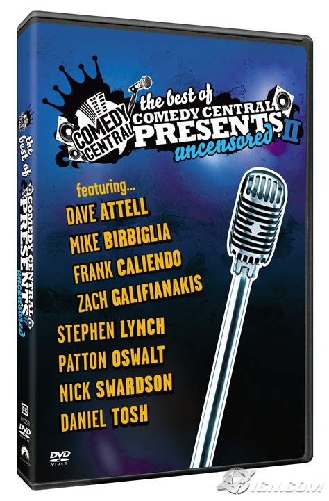 Comedy Central DVD Features Patton Oswalt & Zach Galifianakis