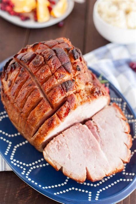 Brown Sugar Ham (Baked Ham Glaze) (Video) - A Spicy Perspective