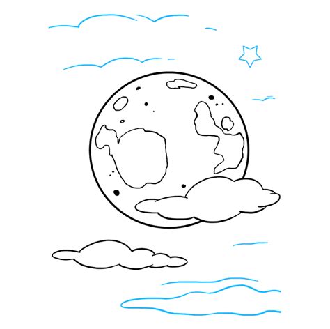 How to Draw the Moon – Really Easy Drawing Tutorial | Drawing tutorial easy, Drawing tutorial ...