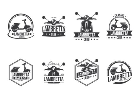 Lambretta Labels Vector 146320 Vector Art at Vecteezy