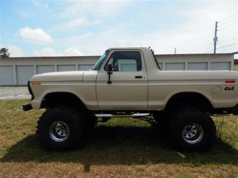 Sell used 1979 Ford Bronco 4x4 Lifted in Front Royal, Virginia, United ...