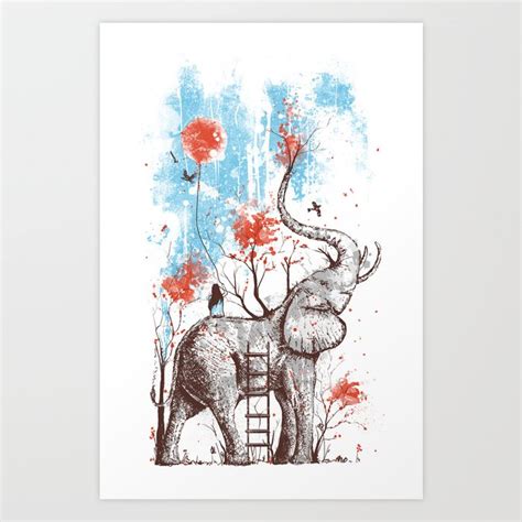 A Happy Place Art Print by Norman Duenas | Society6