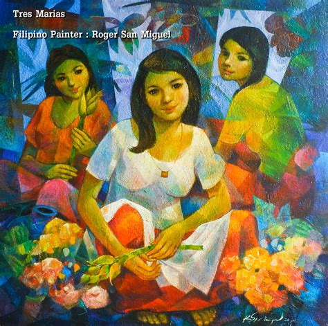 Tres Marias by Filipino painter: Roger San Miguel 2017 | Philippine art ...