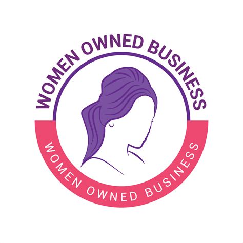 Women Owned Logo. Women Owned vector logo design. Women Owned business ...