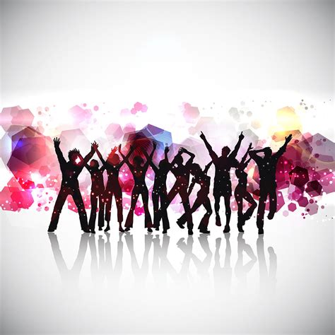 Abstract party people background 234318 Vector Art at Vecteezy