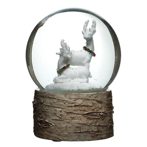 GAC018 / Reindeer Snow Globe | 22831 | Christmas / Ornaments | Rosefields