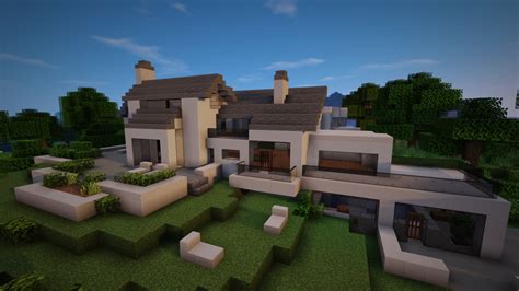 Modern Mansion (John Wick House) Minecraft Map