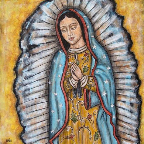 Our Lady of Guadalupe Painting by Rain Ririn - Pixels