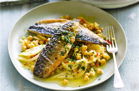 Mackerel with Citrus Chickpeas | Mackerel Recipes | Tesco Real Food