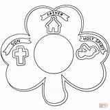 Holy Trinity Catholic Coloring Pages sketch template