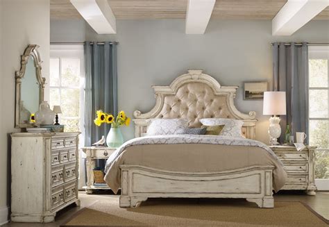 Sanctuary Beige Upholstered Panel Bedroom Set from Hooker | Coleman Furniture