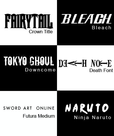 Anime Fonts 01 by IsaGall on DeviantArt