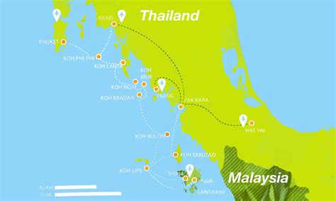 Koh Lipe Thailand Map - Cities And Towns Map