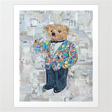 Polo bear Art Print by Katy Hirschfeld | Society6