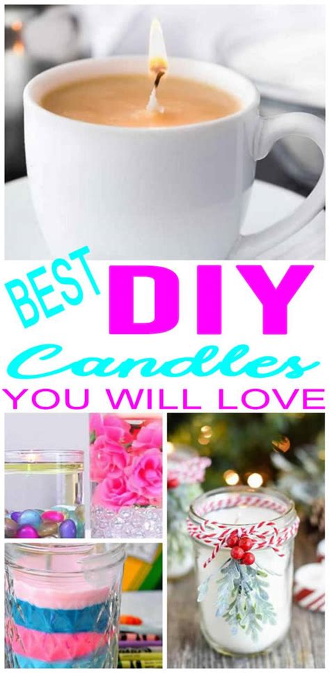 AMAZING DIY Candles! BEST Candle Making Ideas - EASY Homemade Recipes - Scented - Cheap - Design ...