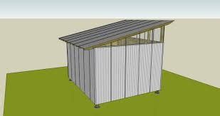 Golf cart storage shed plans - Lean to shed plans