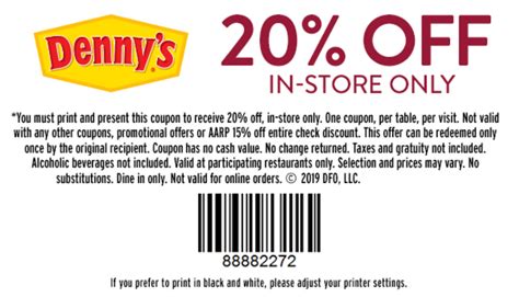 Denny's - Printable Coupons, Promo Codes - Page 7