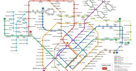 Land Transport Authority LTA's latest MRT map for Singapore by 2030 - Around Singapore ...